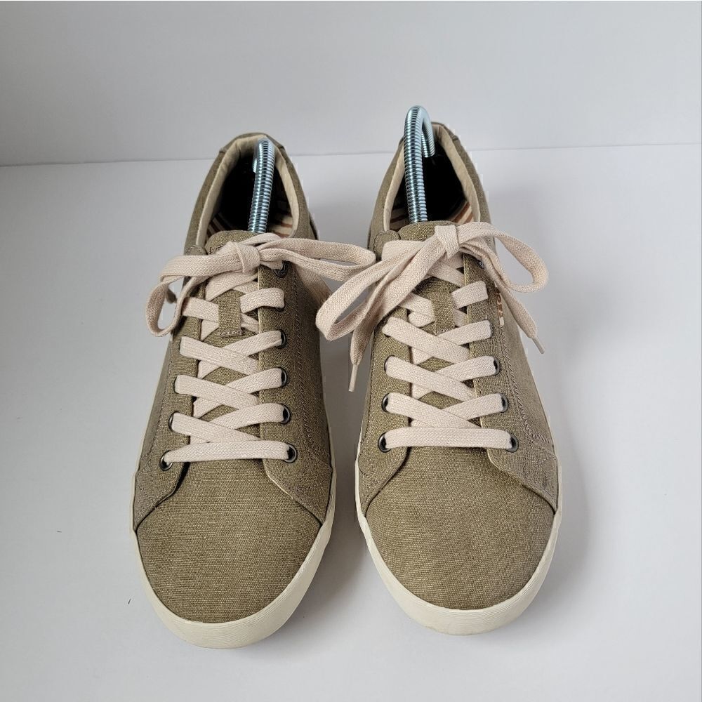 Taos Star Khaki Canvas Sneakers 11